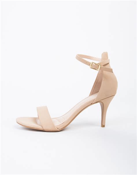 Ankle Strapped Kitten Heels - Black Heels - Ankle Heels – 2020AVE