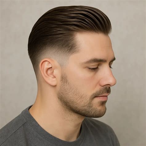 slick  taper fade haircuts  men