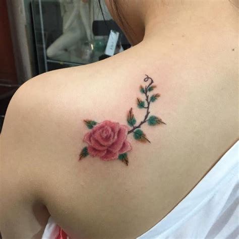 81 Beautiful Rose Vine Tattoo Ideas