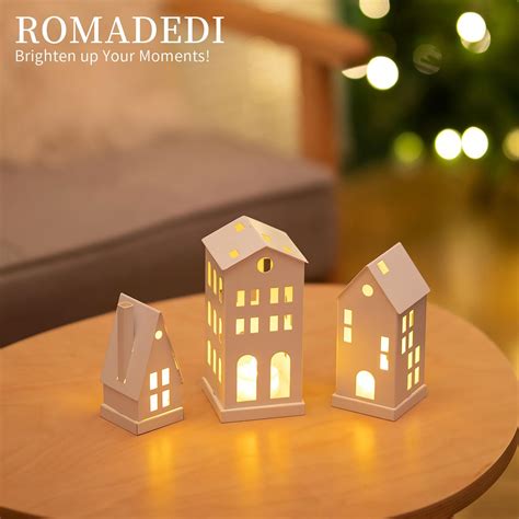 Snapklik.com : Village Houses For Christmas: White Christmas Village