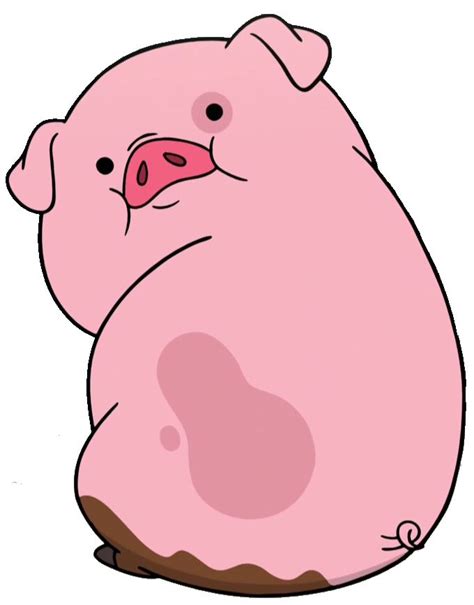 waddles greeting card postcard  charlo gravity falls  world