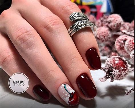 Новогодний маникюр 2020: тренды,+ 50 фото идей - Glam-Lady