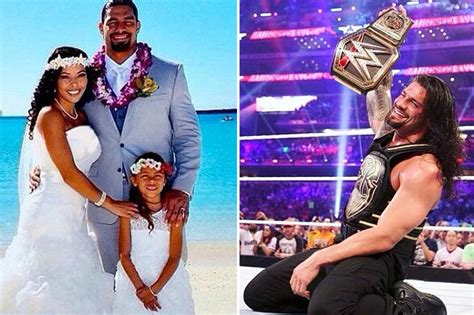 WWE superstar Roman Reigns announces stunning wife Galina is pregnant ...