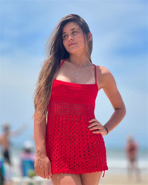 Dudinha Dias | Domingou! ☀️🤩🧡 #domingo #praia #croche #saidapraia