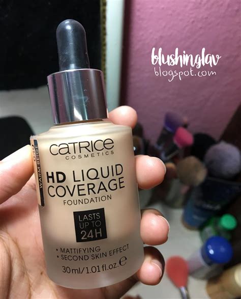 Blushing Lav : CATRICE HD LIQUID COVERAGE FOUNDATION REVIEW