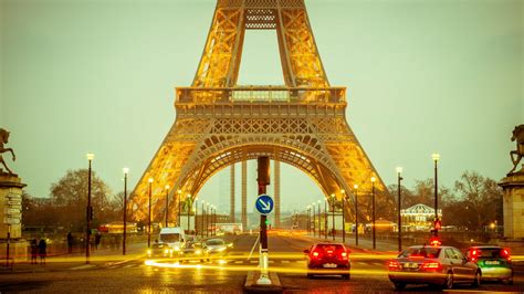 Eiffel Tower At Sunset Free Stock Photo - Public Domain Pictures