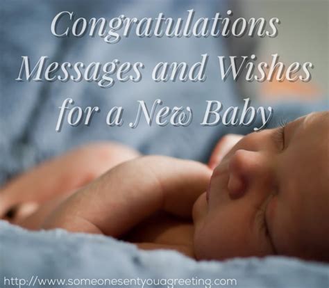 Congratulations Messages and Wishes for a New Baby - Someone Sent You A ...