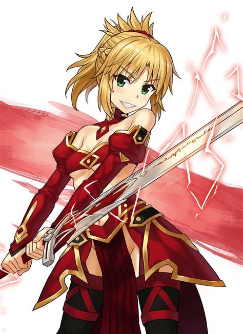 Saber of Red, by Npcpepper | モードレッド, イラスト, 爆笑画像