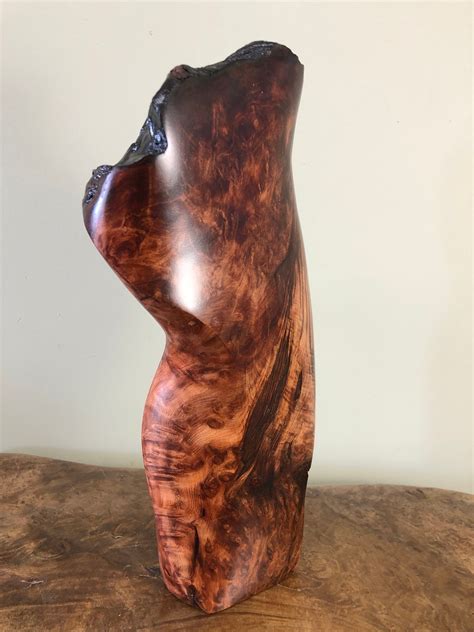 abstract wood sculpture table art