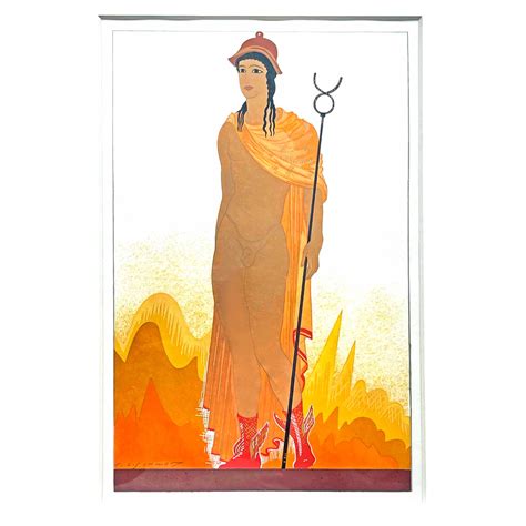 "Goatherd, " Extraordinary Nude Male Painting in Mountain Setting For