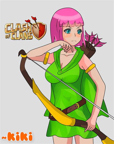 anime clash of clans archer by KIKITakasu on DeviantArt