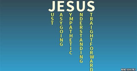 The meaning of jesus - Name meanings