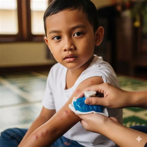 mengatasi biduran  anak  langkah cepat  aman  rumah