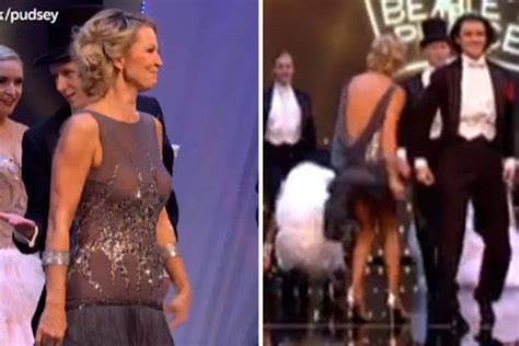 oops eastenders actress suffers major wardrobe malfunction   tv