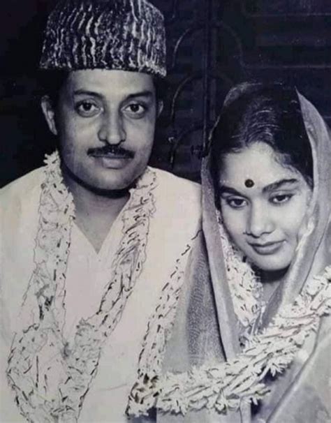A wedding photo of famous Bangladeshi star couple Sujata-Azim (m. 1967