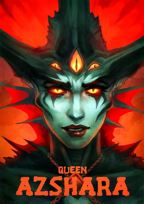 +10 Fan arts de la Reina Azshara desde Battle For Azeroth - WowChakra