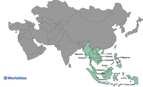 How Many Countries Are There In Asia? - WorldAtlas