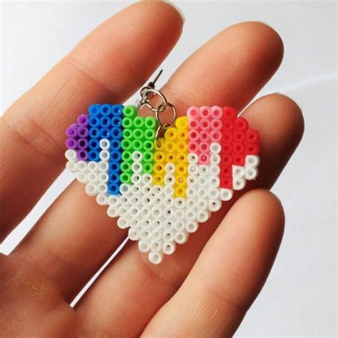8BitEarrings shared a new photo on Etsy | Hama beads patterns, Mini