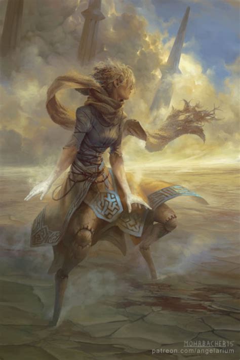Peter Mohrbacher | Angelarium uriel, angel of... - knightofleo