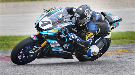 Motorcycle champ Josh Hayes races for team wife Melissa Paris owns