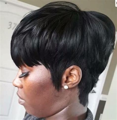 pin  black hair cut