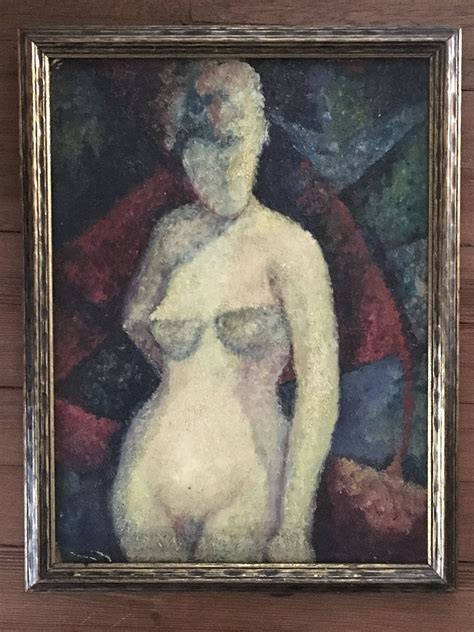 American school : Modernist nude, ca.1940. – David Smernoff