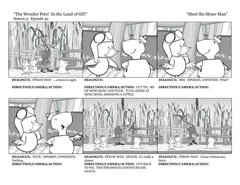 erica kepler: The Wonder Pets! In the Land of Oz Storyboards