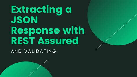 extracting  json response  rest assured james willett