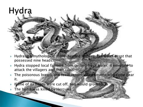 ancient greek mythical monsters powerpoint
