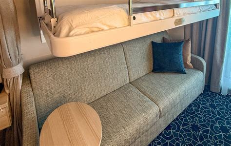 PHOTOS: Check Out the Disney Treasure's Stateroom Bunk Beds