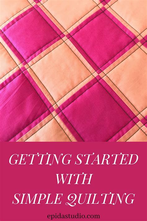 started  simple quilting easy design tips