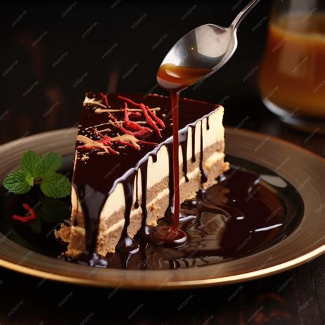 Premium Photo | Black background dessert free photo HD background