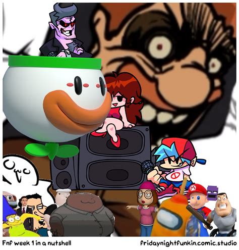 Fnf week 1 in a nutshell - Comic Studio