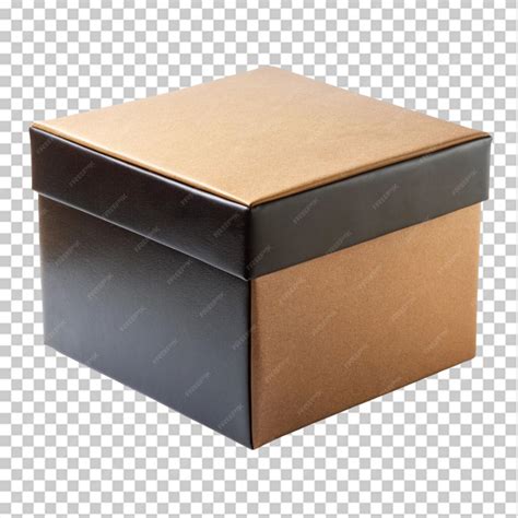 packaging box mock   transparent background premium ai generated psd