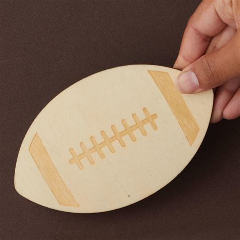 Unfinished Wood Football Cutout - All Wood Cutouts - Wood Crafts ...