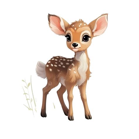 Cute Fawn Wild Animal Character, Fawn, Animal, Little PNG Transparent