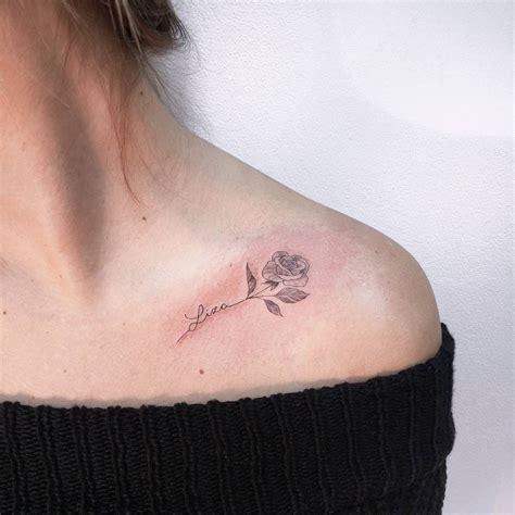rose tattoo cute