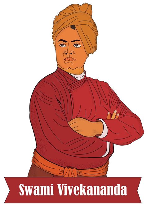 swami vivekananda portrait poster picture metal print paint