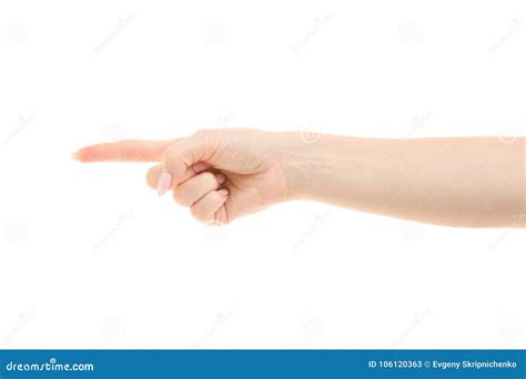 Female Hand Gestures Emotions Left Right Stock Image - Image of human ...