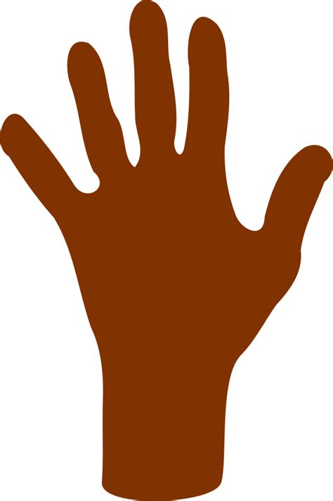 hand silhouette vector art   hand silhouette