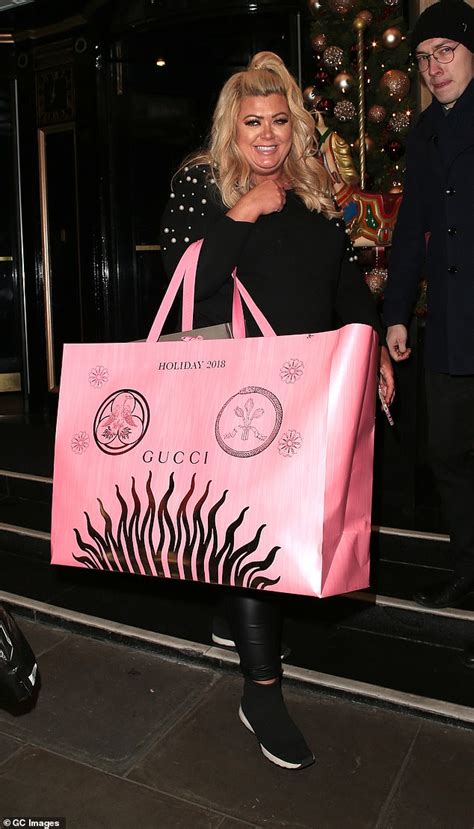 Gemma Collins cuts a glamorous figure as she carries GINORMOUS Gucci ...