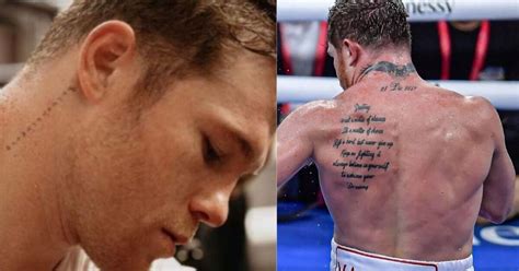 Canelo Álvarez: ¿Qué dicen los tatuajes que tiene el boxeador tapatío ...