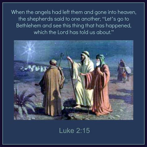 Inkwell Inspirations: Scripture Pic - Luke 2:15