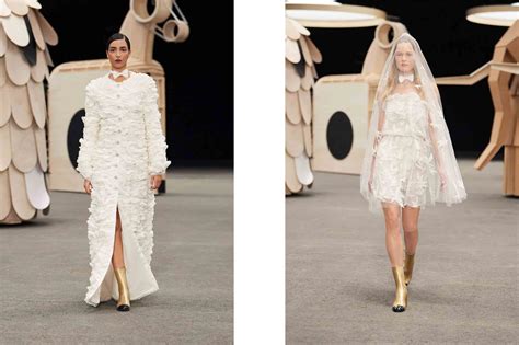 Party in the village square at Chanel Spring Summer 2023 Haute Couture