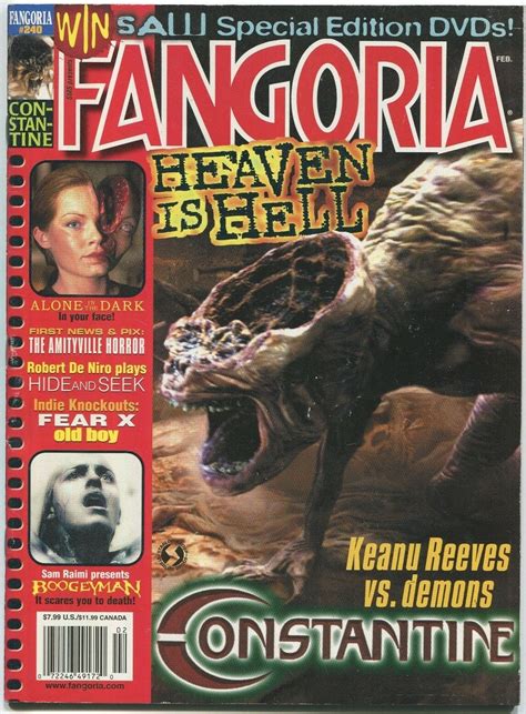 Fangoria # 240, February 2005, , Constantine Keanu Reeves vs. dem