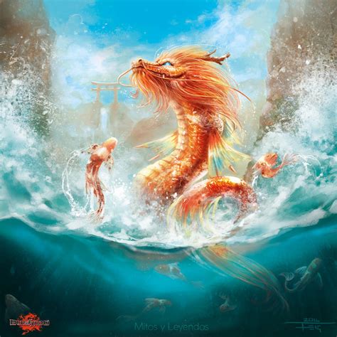 dragon carp  feig art  deviantart
