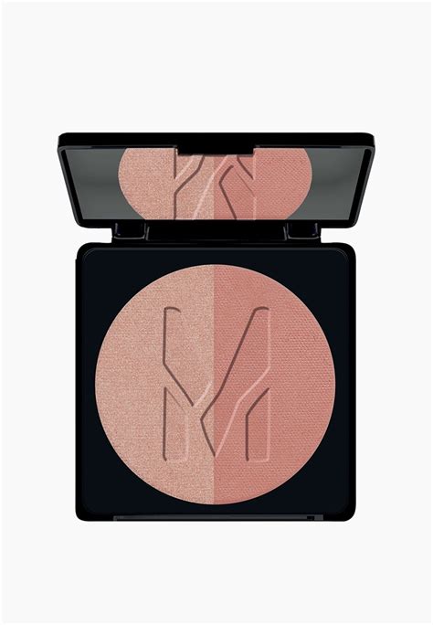 Румяна Make Up Factory компактные, двухцветные, цвет: мультиколор ...