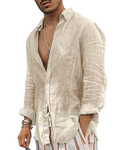 linen shirts for men long sleeve 6