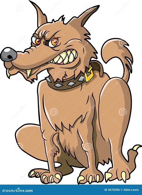 Free mean dog clipart