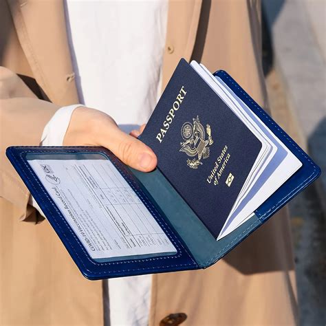 Passport Holder Travel Bag Slim Travel Accessories Passport Wallet PU